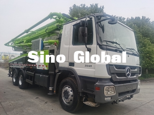 Camion utilizzato 2013 56m di modello della pompa per calcestruzzo di Zoomlion con Mercedes Benz Chassis