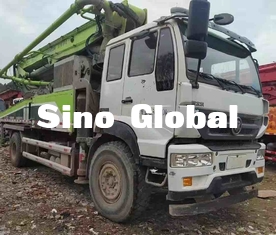 Altezza d'alimentazione usata del camion 37M With Sinotruk Chassis 1370mm della pompa per calcestruzzo di Zoomlion
