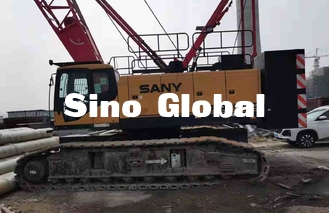 Sany SCC1000A ha utilizzato la gru cingolata 100 tonnellate con la lunghezza dell'asta di 13m 64m