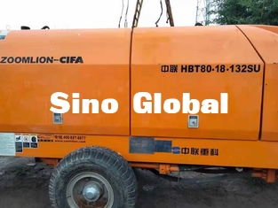 Il rimorchio concreto utilizzato elettrico pompa la capacità del saltatore di Zoomlion 600L