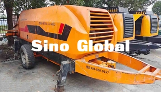 Pompa concreta 174KW Zoomlion HBT60.13.90SU del rimorchio della seconda mano