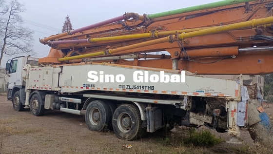 Camion di Zoomlion 63M Used Concrete Pump con il telaio di Scania con il modello 2013