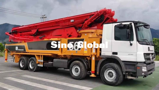 ³ usato camion diesel /H della pompa per calcestruzzo M56-5 148M di Putzmeister con 5 sezioni