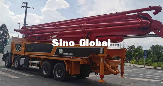 ³ usato camion diesel /H della pompa per calcestruzzo M56-5 148M di Putzmeister con 5 sezioni