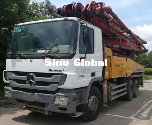 12Mpa ha utilizzato i camion Euro4 46m della pompa per calcestruzzo una portata verticale di 4 sezioni
