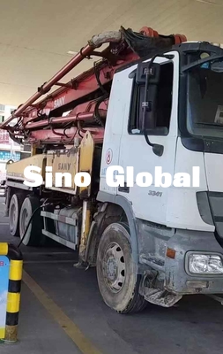 Camion di marca 37M Used Concrete Pump di Sany con una sezione di 5 aste