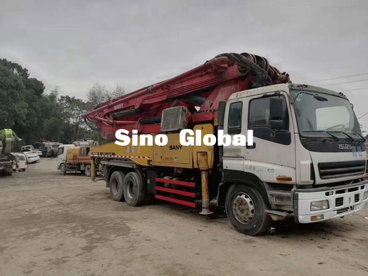 Camion utilizzato della pompa per calcestruzzo di Sany 46 metri con 24,8 tonnellate di capacità