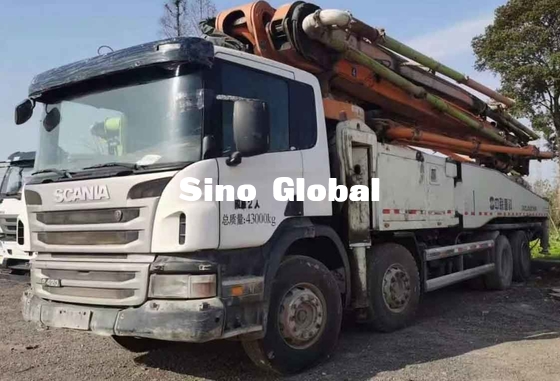 Zoomlion ha utilizzato il camion concreto della pompa dell'asta 56 metri con il modello di Scania
