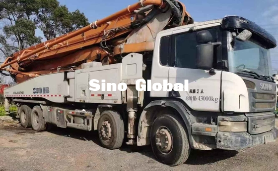 Zoomlion ha utilizzato il camion concreto della pompa dell'asta 56 metri con il modello di Scania