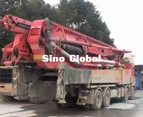Sany 56m ha utilizzato il camion della pompa per calcestruzzo con il telaio che di Volvo un ³ /H da 172 m. ha prodotto