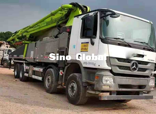 Zoomlion ha utilizzato il camion della pompa per calcestruzzo, asta concreta usata trasporta 52 metri su autocarro 300KW