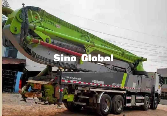 Zoomlion ha utilizzato il camion della pompa per calcestruzzo, asta concreta usata trasporta 52 metri su autocarro 300KW