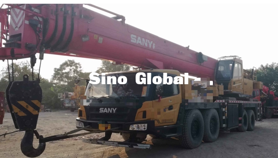 Sany STC1000 ha utilizzato la gru del camion 100 tonnellate di potere stimato di 350kw/1800 RPM