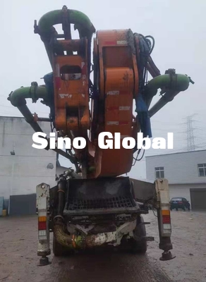 Camion di Zoomlion 63M Used Concrete Pump con il telaio di Scania con il modello 2013