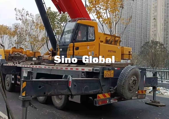 Sany ha utilizzato la gru del camion dell'asta, 75 braccio diritto di Ton Lorry Crane STC50S