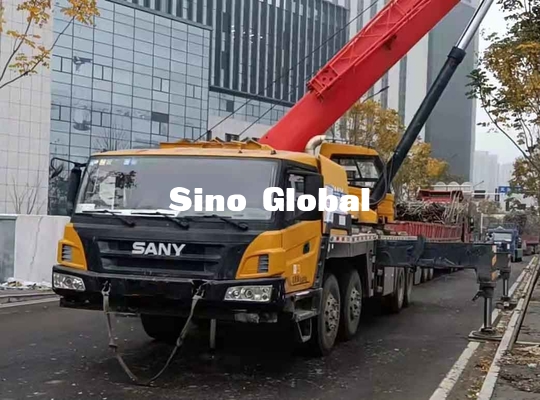 Sany ha utilizzato la gru del camion dell'asta, 75 braccio diritto di Ton Lorry Crane STC50S