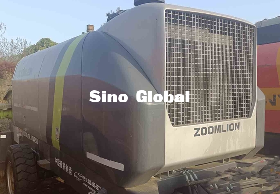 Pompa concreta utilizzata verde nera Zoomlion HBT80 174kw del rimorchio