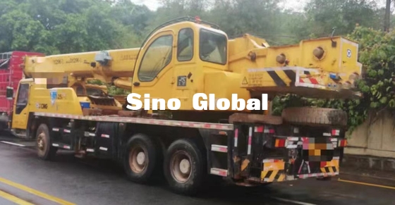 gru 25 Ton Capacity della seconda mano XCMG 3000mm Radus di lavoro