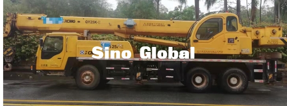 gru 25 Ton Capacity della seconda mano XCMG 3000mm Radus di lavoro