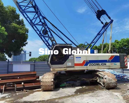 Modello 61 Ton Weight di tonnellata usato marca QUY70 della gru cingolata di Zoomlion 70