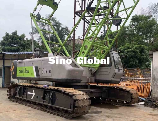 QUY80 usato Zoomlion 80 Ton Crawler Crane con la lunghezza dell'asta di 58m