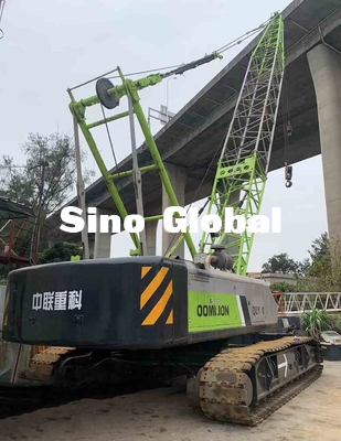 QUY80 usato Zoomlion 80 Ton Crawler Crane con la lunghezza dell'asta di 58m