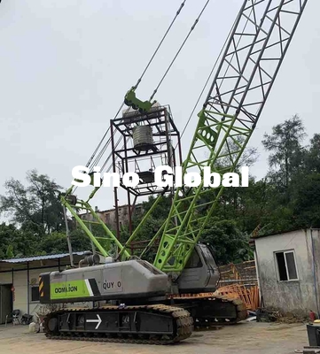 QUY80 usato Zoomlion 80 Ton Crawler Crane con la lunghezza dell'asta di 58m