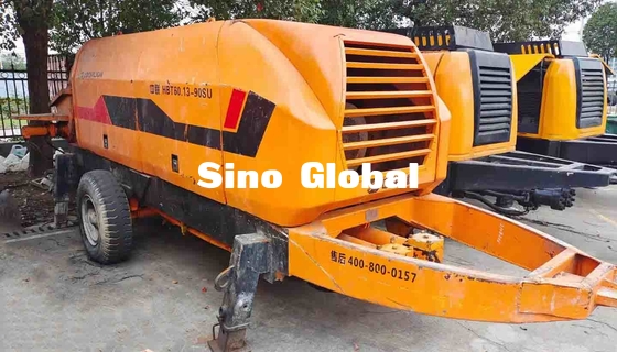 Pompa concreta 174KW Zoomlion HBT60.13.90SU del rimorchio della seconda mano