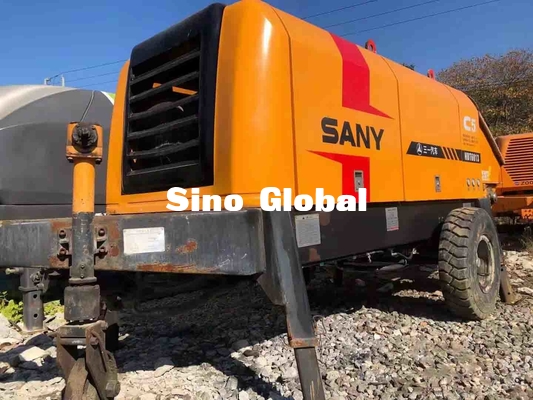 HBT6013 Sany ha utilizzato il rimorchio ha montato il tipo della valvola della pompa per calcestruzzo 90KW S