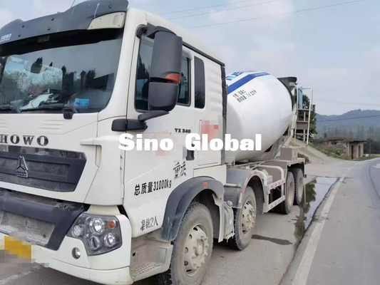tipo diesel potere del secondo della mano di Howo camion della betoniera del ³ 371HP di 10m