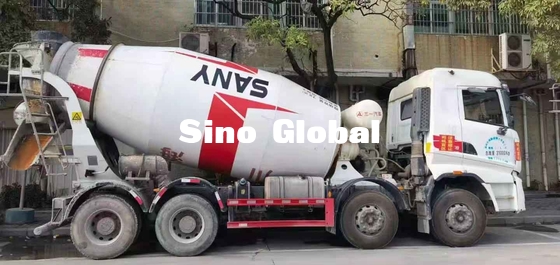 camion utilizzato ³ Sany SY310C-8W della betoniera 10m per industria dell'edilizia