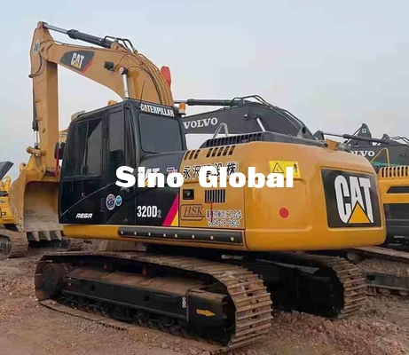 secondo escavatore di Caterpillar 320D della mano 99,9 chilowatt di potere 340L di capacità del carro armato