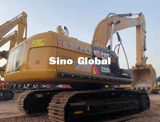 secondo escavatore di Caterpillar 320D della mano 99,9 chilowatt di potere 340L di capacità del carro armato