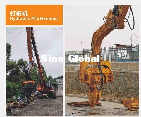 Cino martello di mucchio idraulico globale per KOMATSU Sany CAT Excavators